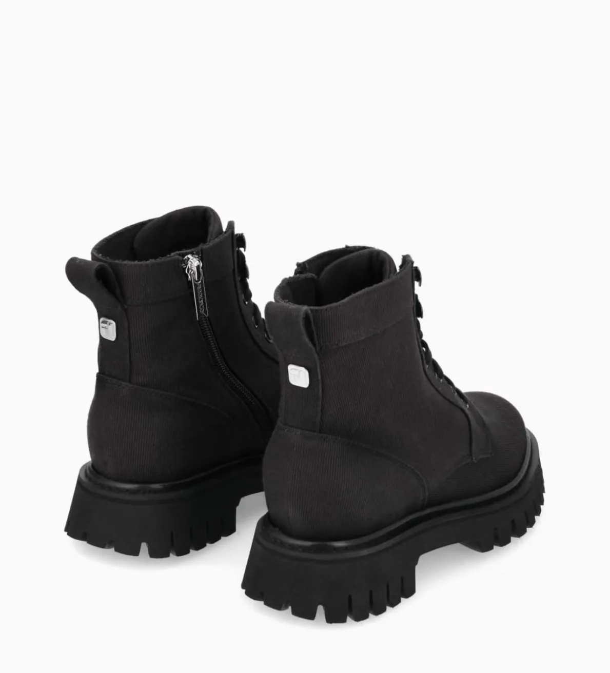 Hot FREE LANCE Paris Boot ranger à zip - Gisèle - Denim - Noir