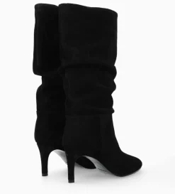 Sale FREE LANCE Paris Botte à talon - Céleste 65 - Cuir velours - Noir