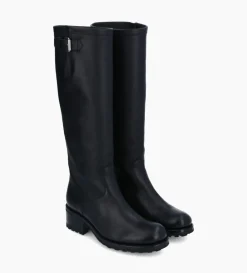 New FREE LANCE Paris Botte biker à boucle - Biker 40 - Cuir grainé - Noir