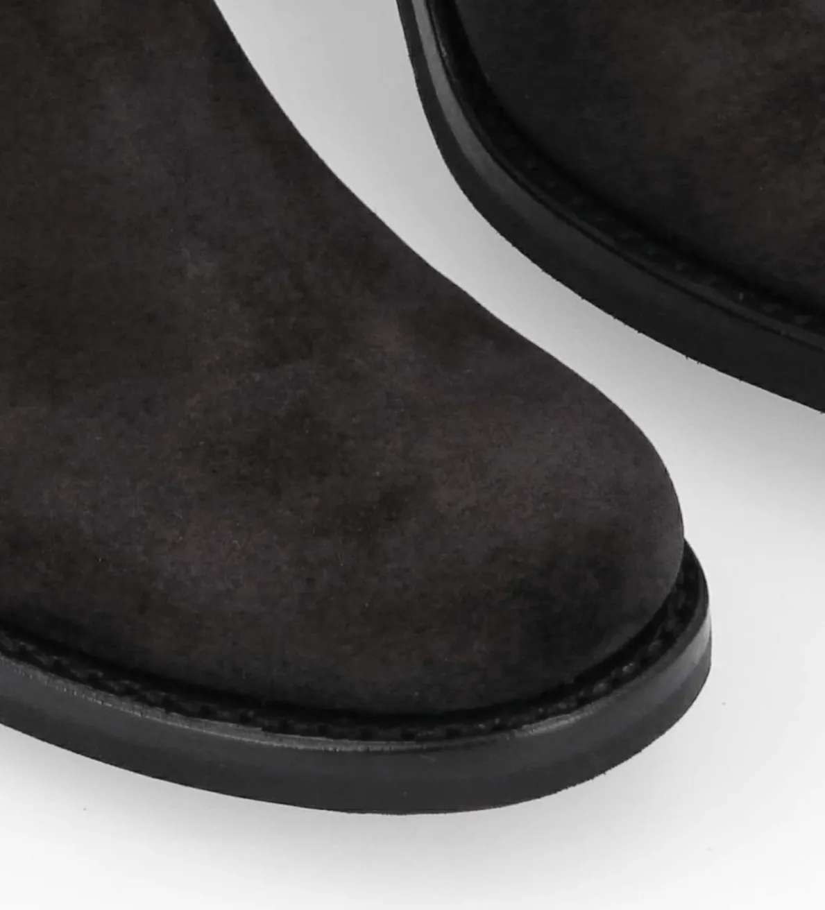 Hot FREE LANCE Paris Botte biker à boucle - Biker 7 - Cuir velours - Noir
