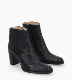 Discount FREE LANCE Paris Bottine à talon à zip - Legend 70 - Cuir grainé - Noir