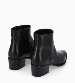 Discount FREE LANCE Paris Bottine à talon à zip - Megan 50 - Cuir lisse - Noir