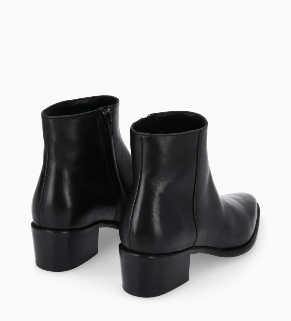 Discount FREE LANCE Paris Bottine à talon à zip - Megan 50 - Cuir lisse - Noir