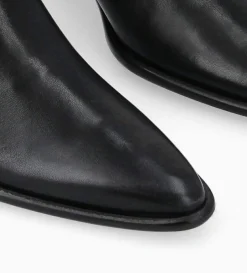 Discount FREE LANCE Paris Bottine à talon à zip - Megan 50 - Cuir lisse - Noir