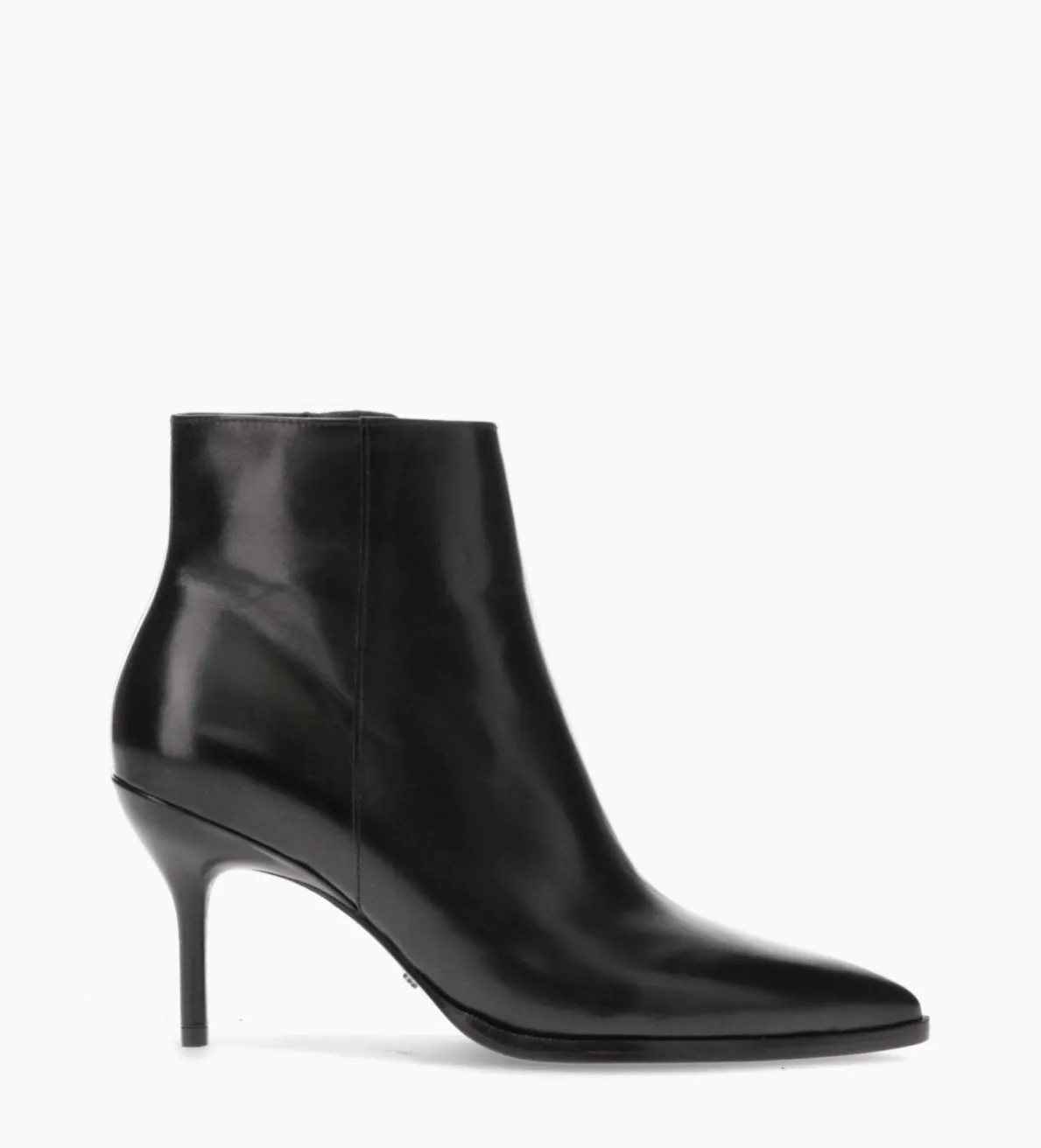 FREE LANCE Paris Bottine à talon aiguille - Jamie 70 - Cuir de veau lisse - Noir