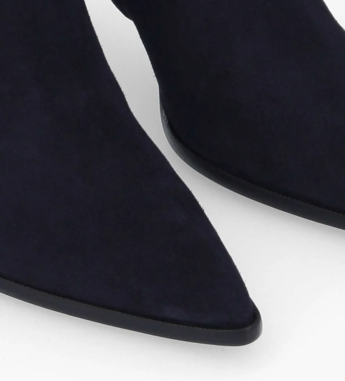 Outlet FREE LANCE Paris Bottine à talon aiguille - Jamie 70 - Cuir velours - Marine
