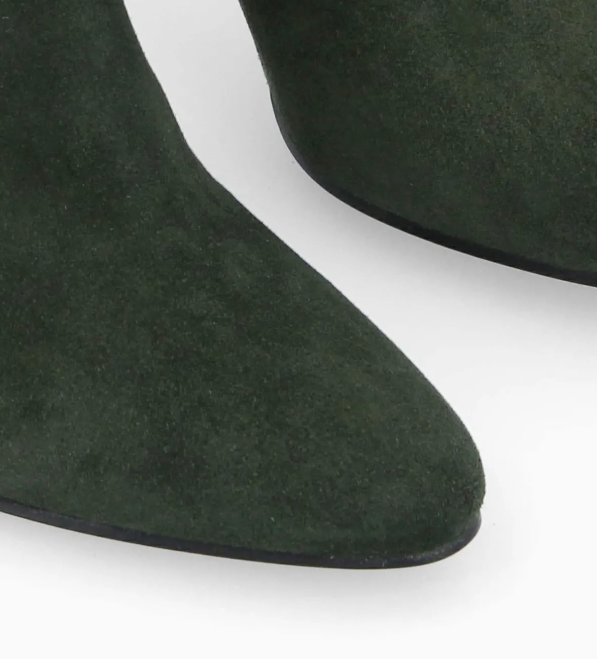 Clearance FREE LANCE Paris Bottine à talon aiguille zippée - Stella 65 - Cuir velours - Militaire