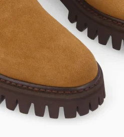 Online FREE LANCE Paris Bottine chelsea - Georgia - Cuir velours - Biscuit