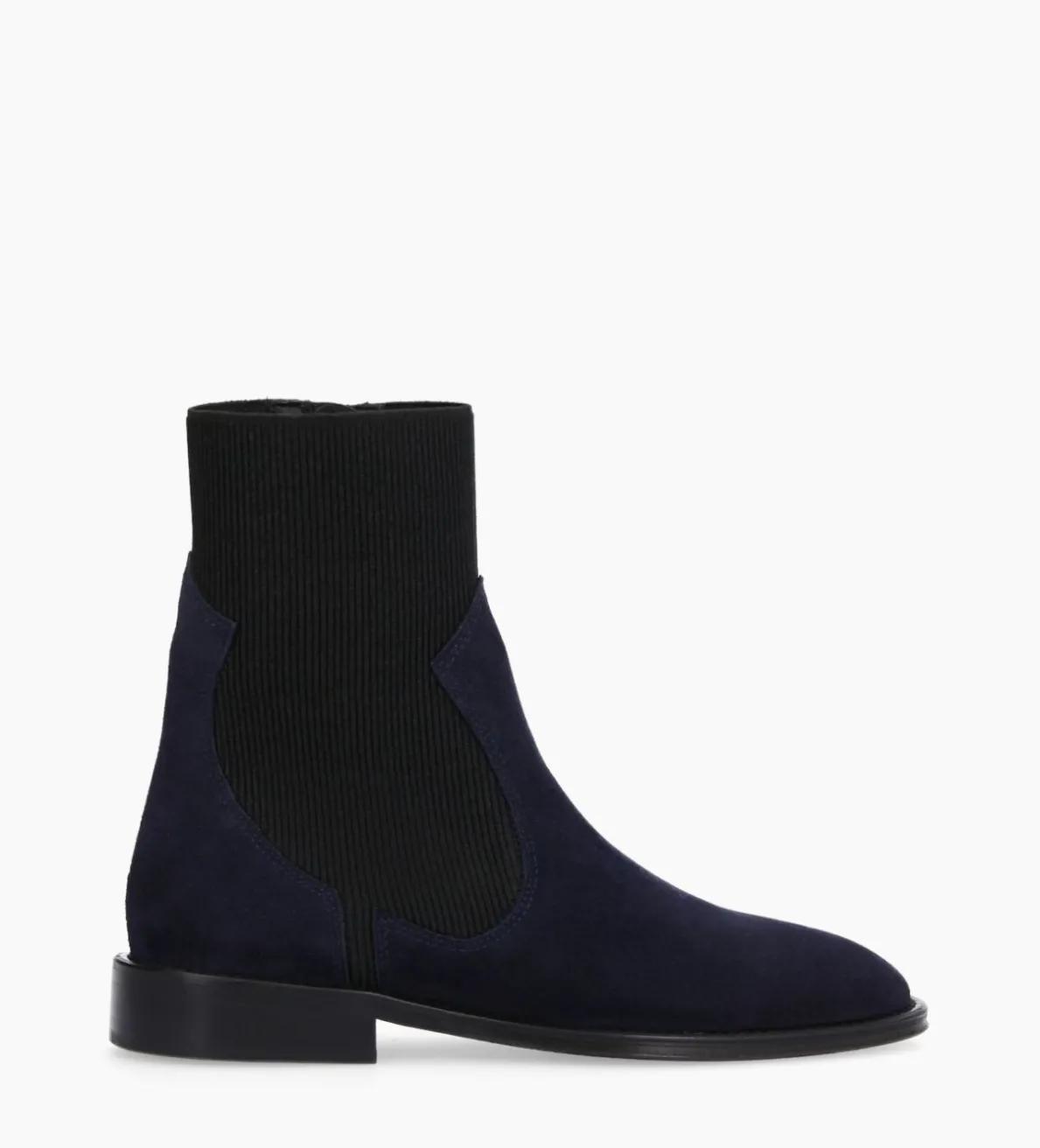 Hot FREE LANCE Paris Bottine chelsea - Harri 25 - Cuir velours - Marine