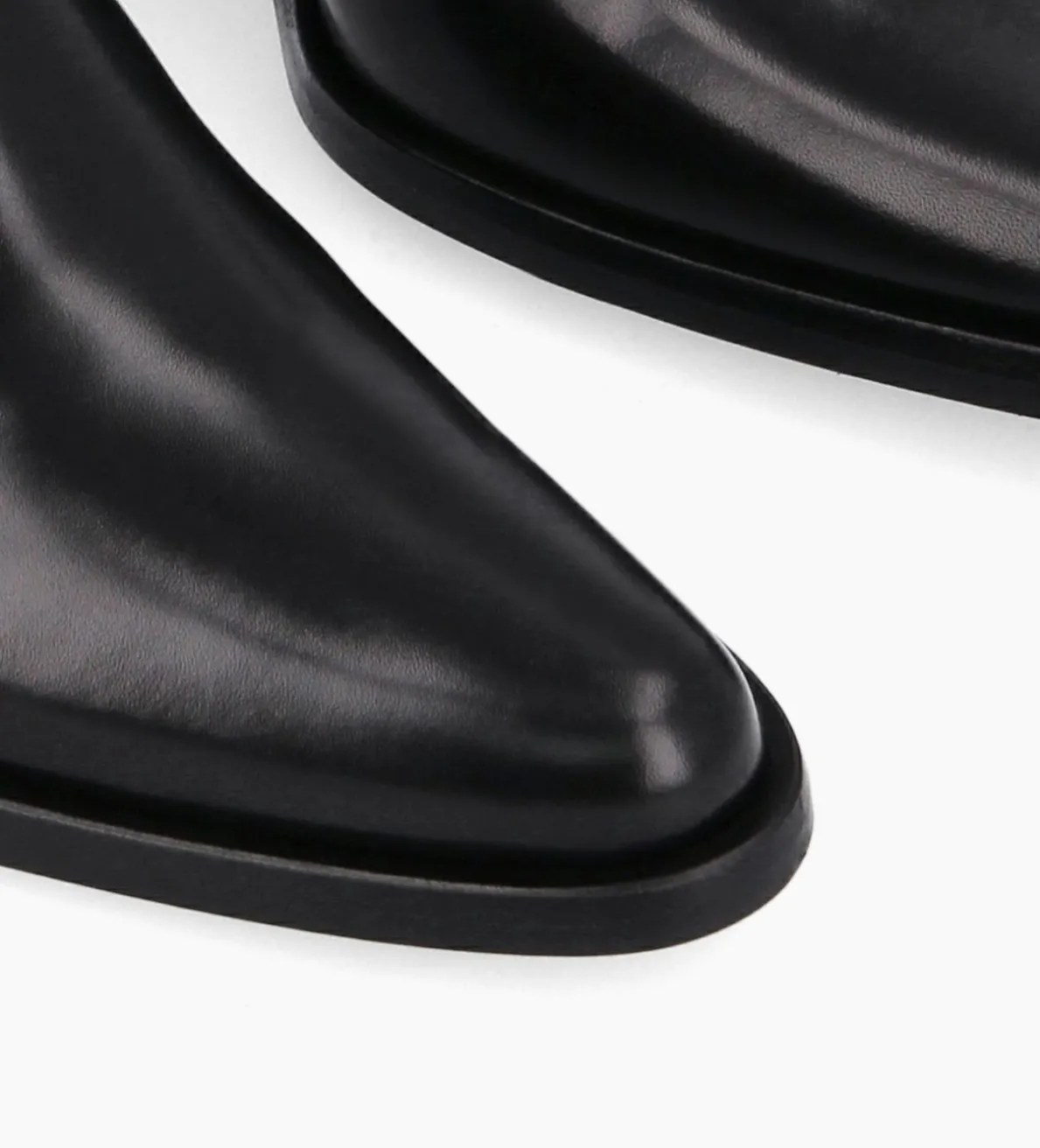 New FREE LANCE Paris Bottine chelsea à talon - Jane 70 - Cuir de veau lisse - Noir