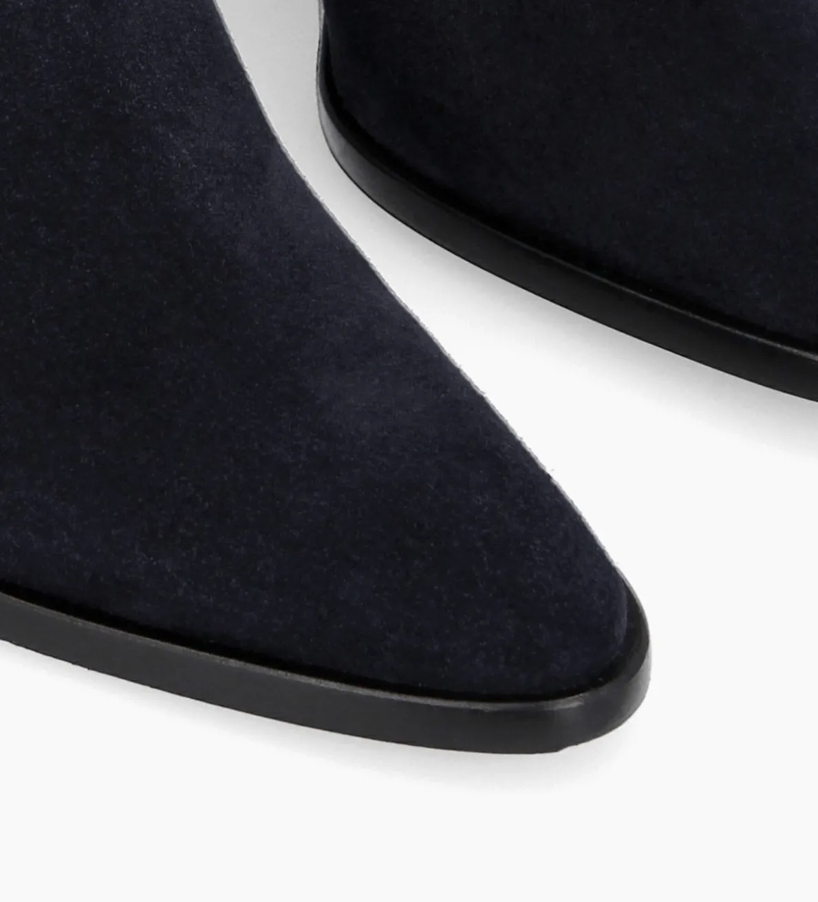 Discount FREE LANCE Paris Bottine chelsea à talon - Jane 70 - Cuir velours - Marine