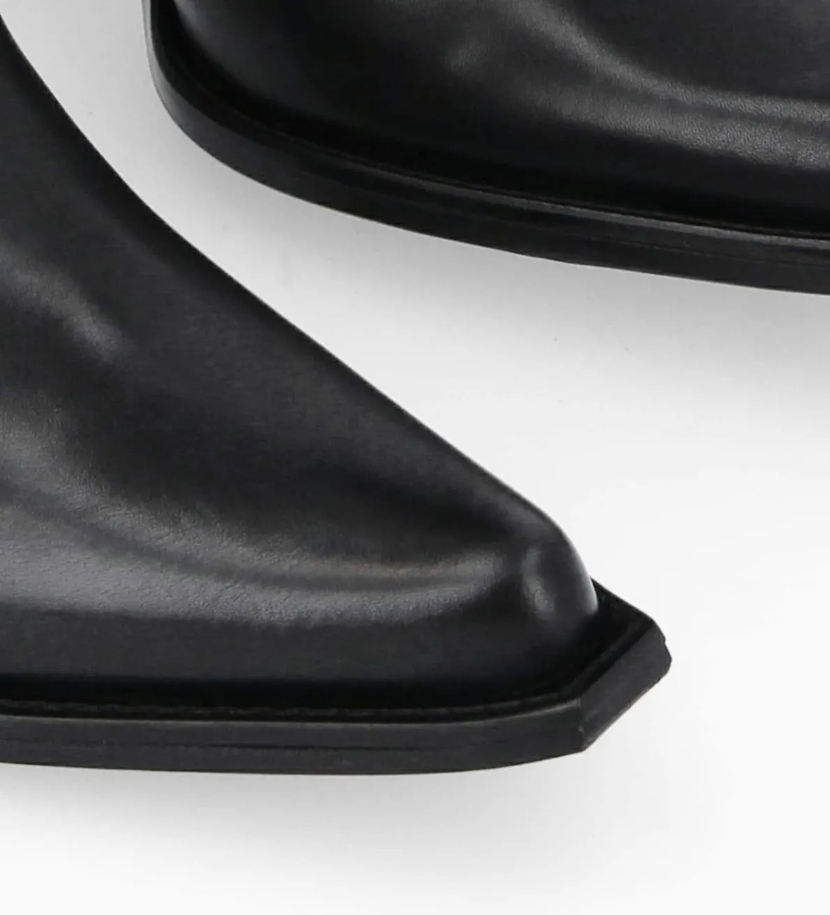 Clearance FREE LANCE Paris Bottine western brodée à talon avec clous - Tippi 80 - Cuir de veau lisse/Cuir imprimé serpent - Noir
