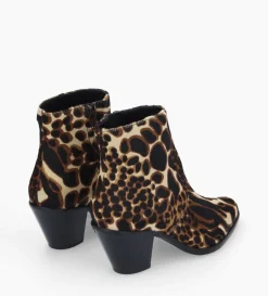 Best FREE LANCE Paris Bottine western zippée - Jane 7 - Poils - Jungle