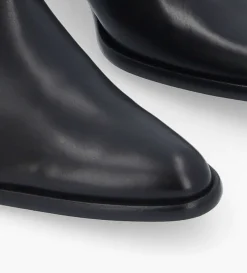 Clearance FREE LANCE Paris Bottine western zippée à talon - Jane 5 - Cuir lisse - Noir