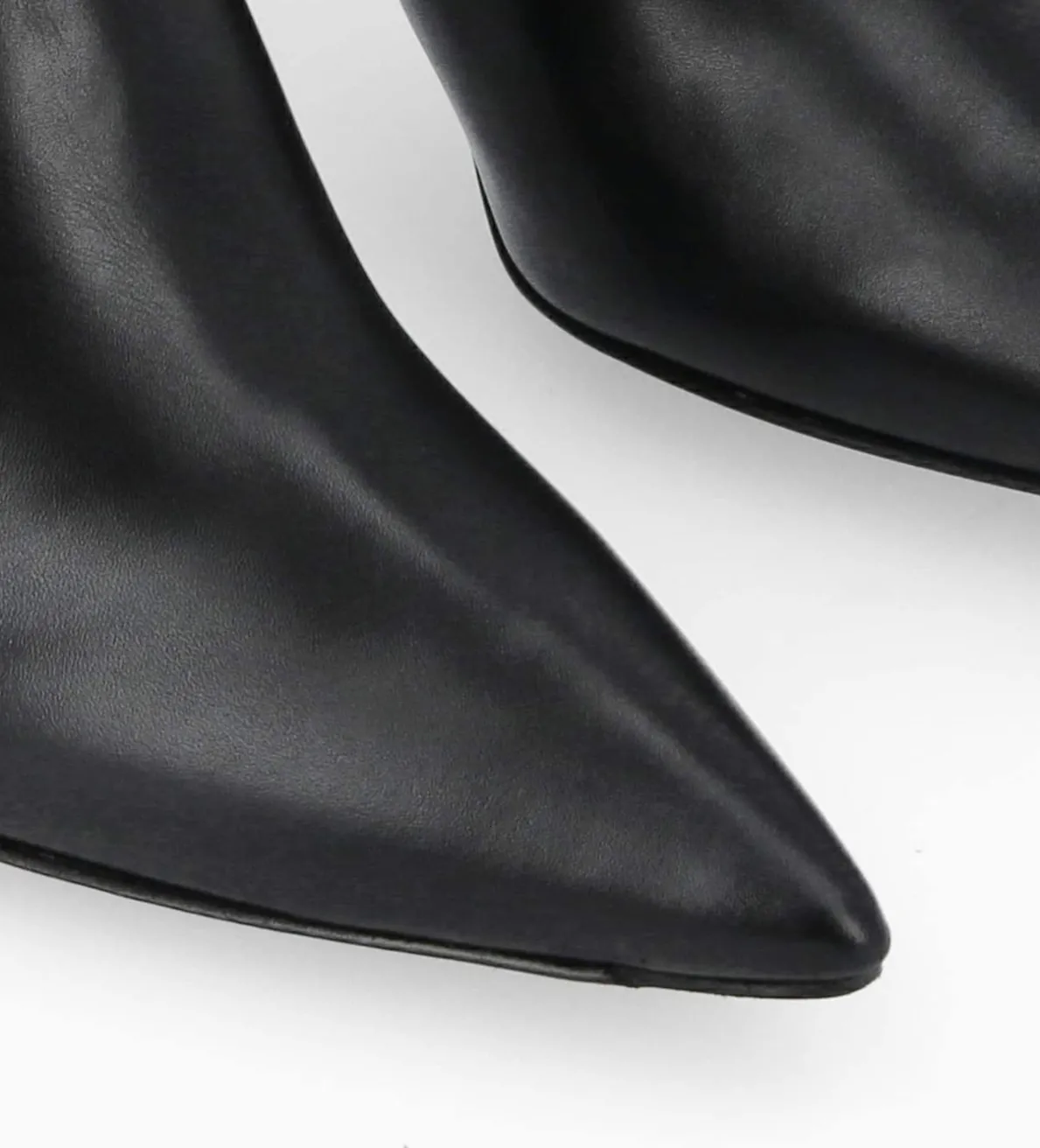 Discount FREE LANCE Paris Bottine zippée à talon - Cathleen 65 - Cuir de veau lisse brillant - Noir
