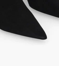 Clearance FREE LANCE Paris Bottine zippée à talon compensé - Florence 70 - Cuir velours - Noir