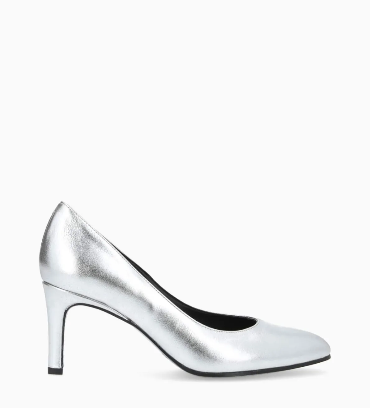 Discount FREE LANCE Paris Escarpin - Mirri 65 - Cuir métallisé - Argent