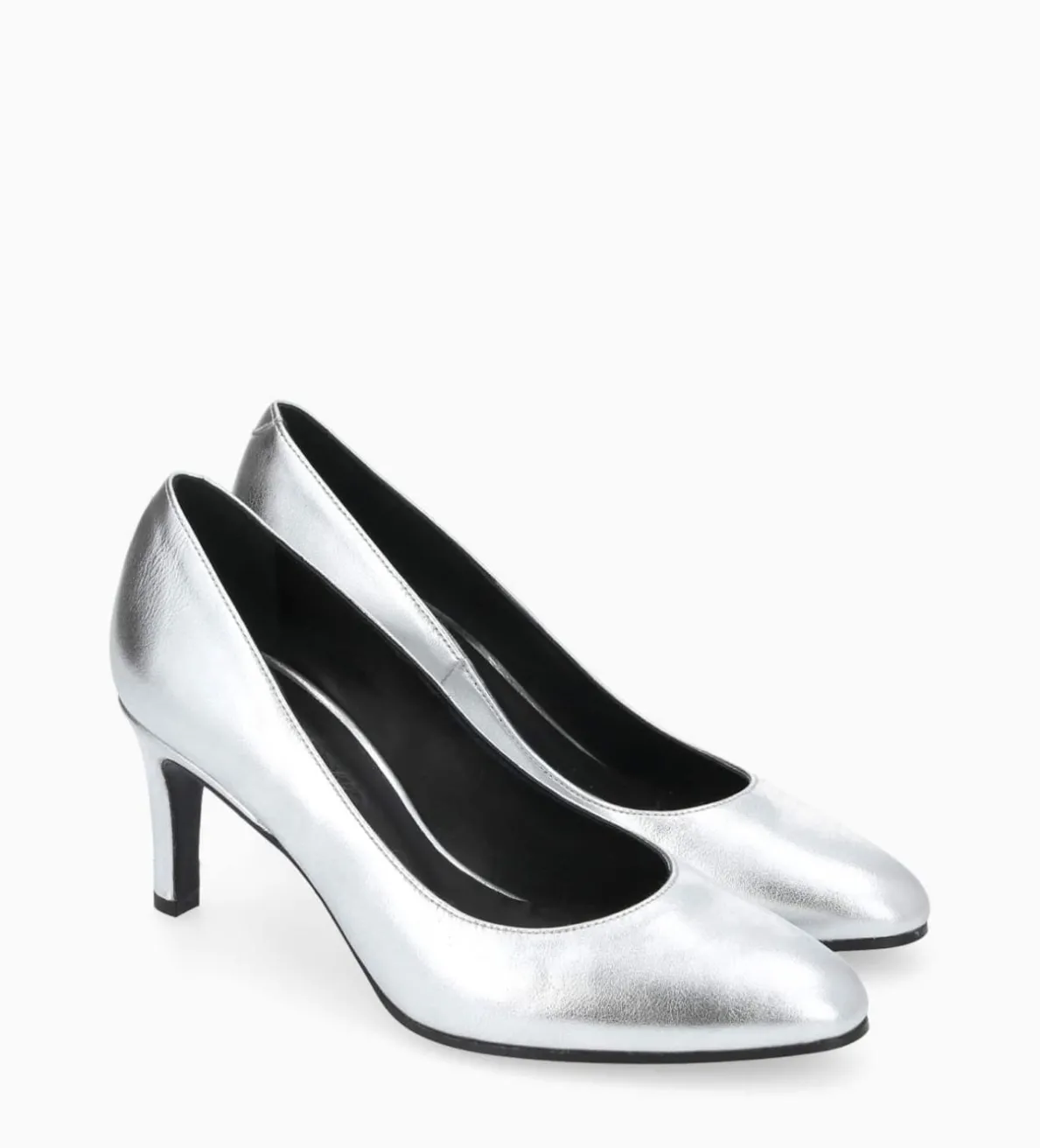 Discount FREE LANCE Paris Escarpin - Mirri 65 - Cuir métallisé - Argent