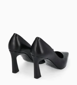 Online FREE LANCE Paris Escarpin à talon à bout pointu - Iris 85 - Cuir de veau lisse/Cuir imprimé serpent - Noir
