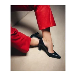 Clearance FREE LANCE Paris Escarpin à talon à bout pointu - Iris 65 - Cuir de veau lisse brillant - Noir