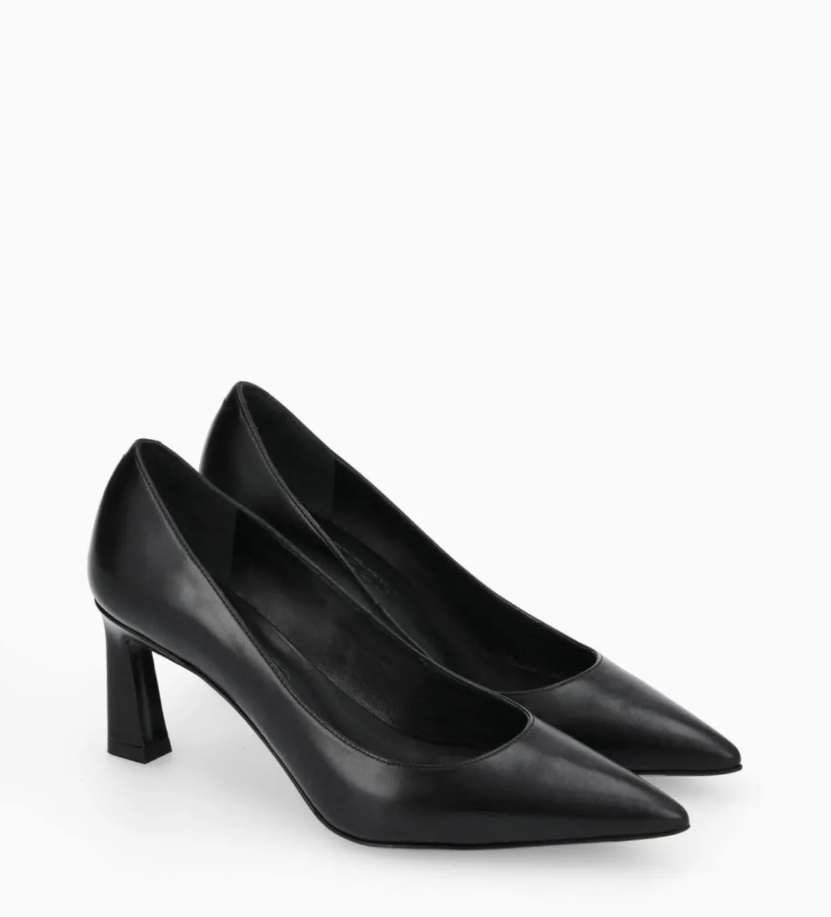 Clearance FREE LANCE Paris Escarpin à talon à bout pointu - Iris 65 - Cuir de veau lisse brillant - Noir