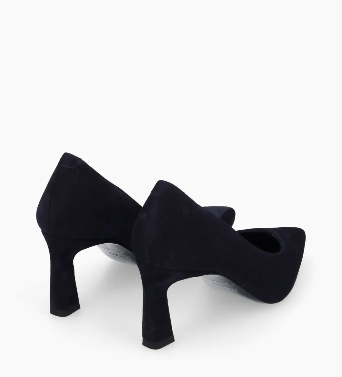 Clearance FREE LANCE Paris Escarpin à talon à bout pointu - Iris 65 - Cuir velours - Marine