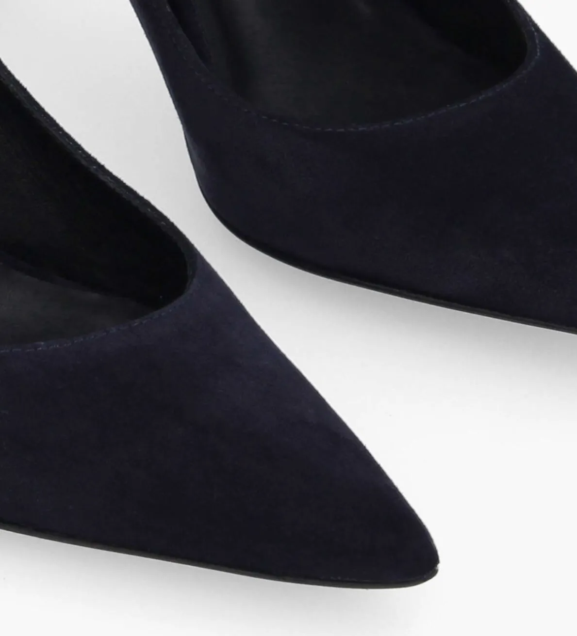 Clearance FREE LANCE Paris Escarpin à talon à bout pointu - Iris 65 - Cuir velours - Marine