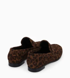 Clearance FREE LANCE Paris Mocassin - Anaïs - Cuir velours - Léopard