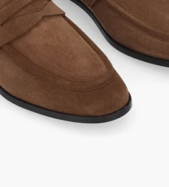 Discount FREE LANCE Paris Mocassin - Anaïs - Cuir velours - Brun