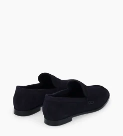 New FREE LANCE Paris Mocassin - Anaïs - Cuir velours - Marine
