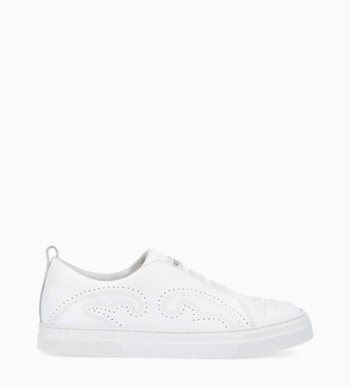 Online FREE LANCE Paris Sneaker - Panic - Cuir lisse - Blanc