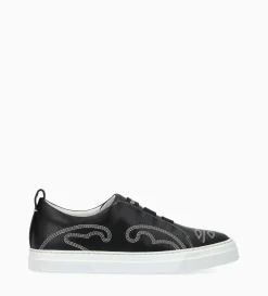 Clearance FREE LANCE Paris Sneaker - Panic - Cuir lisse - Noir