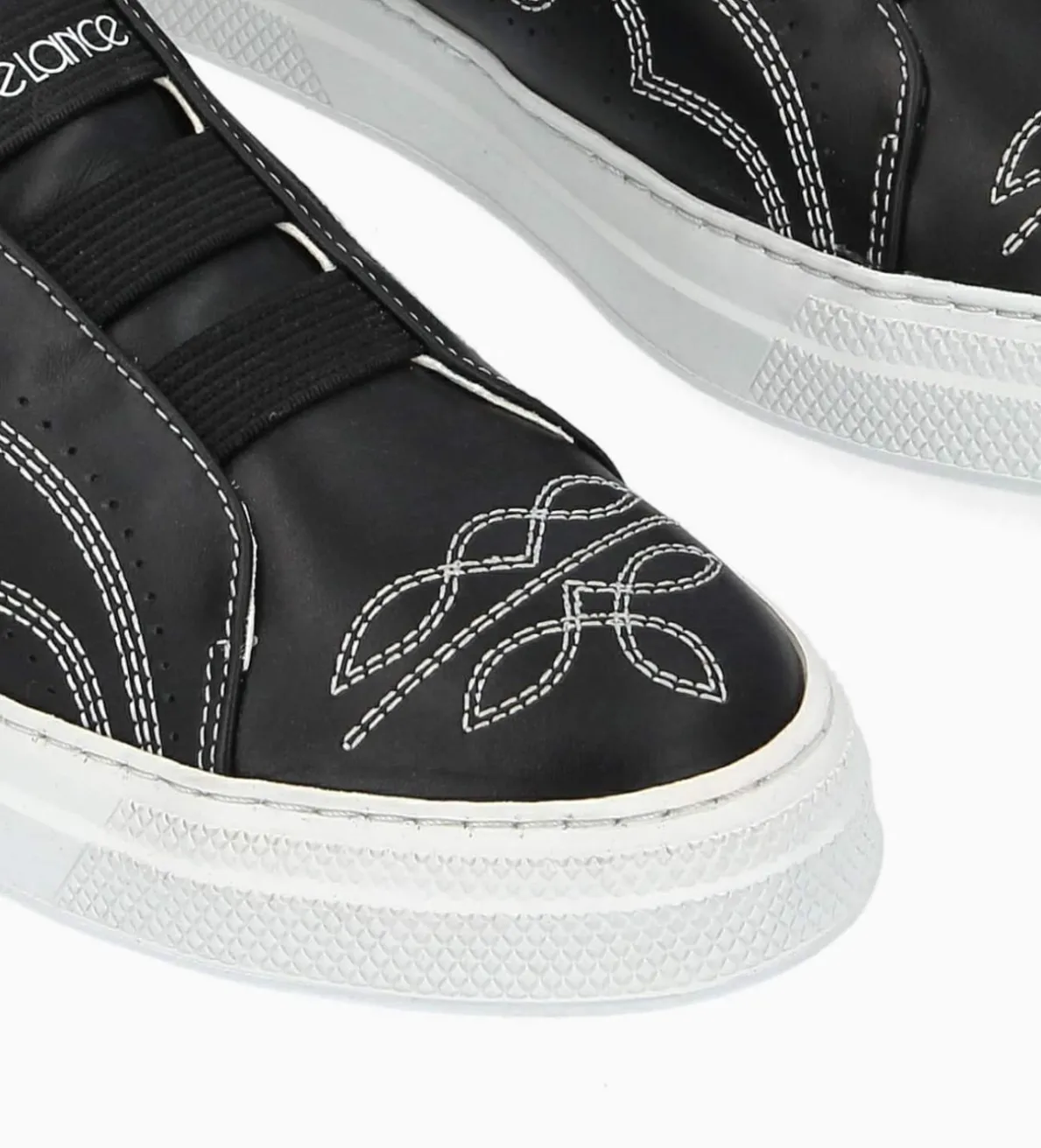 Clearance FREE LANCE Paris Sneaker - Panic - Cuir lisse - Noir